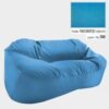 Диван Coolki Бескаркасный 175x120x90 голубой 208 (Оксфорд 600D)