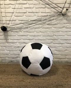 Пуф KIWI мяч 40x40 см Чёрно-белый 11175745