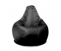 Кресло-груша нейлон Oxford черный KatyPuf L 100x75