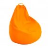 Кресло груша мешок Prolisok оранжевый 80х115 (L) Oxford PU 600d