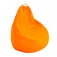 Кресло груша мешок Prolisok оранжевый 80х115 (L) Oxford PU 600d