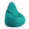 Кресло груша мешок с чехлом с подкладкой Prolisok бирюзовый 80х115 (L) Oxford PU 600d