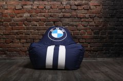 Бескаркасное кресло мешок диван BMW