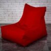 Красное Бескаркасное Кресло мешок груша диван 60х80x90 (XL)